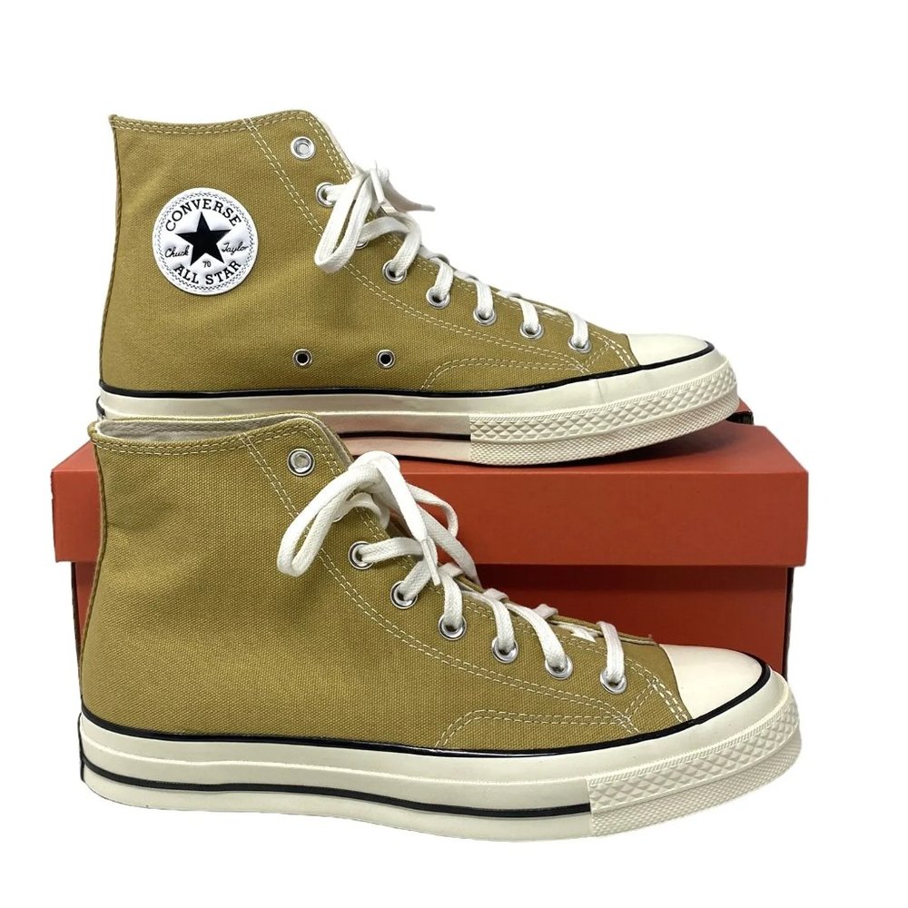 Converse High-Top Sneakers in Tan